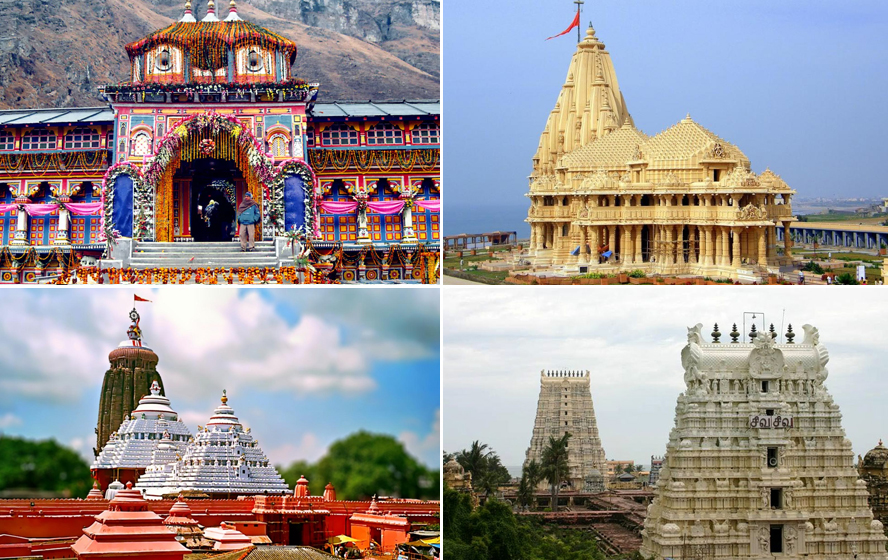 A Cluster of Four Such Sites is the Char Dham in India